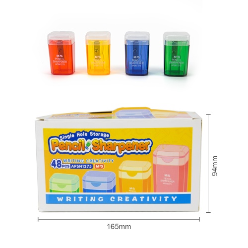 M&G SINGLE HOLE STORAGE PENCIL SHARPERNER  apsn1275-box_745430999